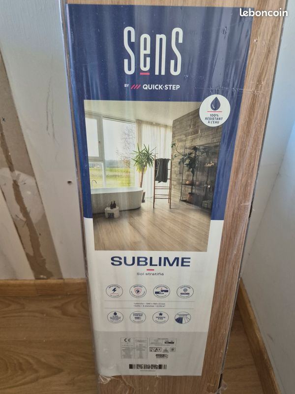 Botte sols stratifié Quick step jasmin encore emballée - env 2m² (image 6)