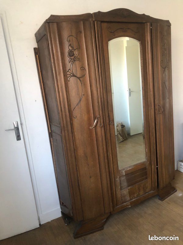 Armoire ancienne à rénover. Prête à prendre. Démontée (image 6)