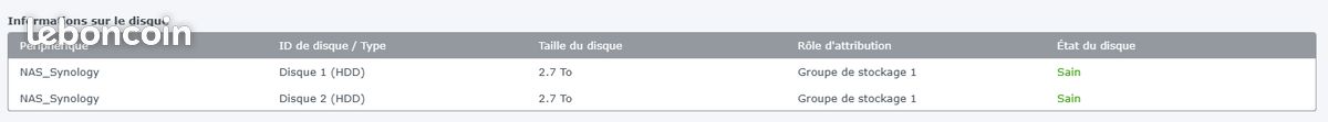 Synology DS218 + 2x3To (image 5)