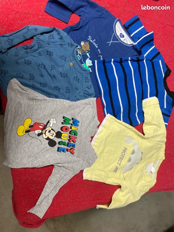 Lot de t-shirt 12 mois (image 3)