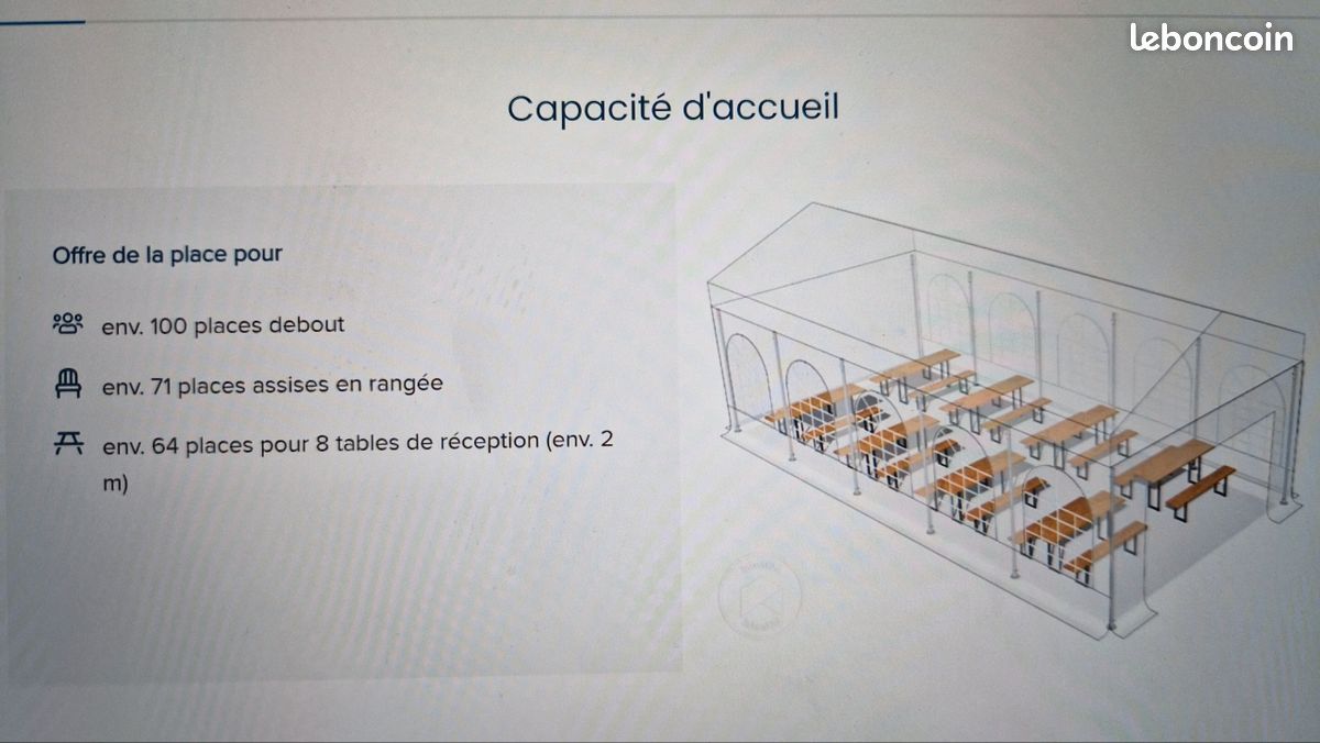 Barnum / tonnelle /tente de réception (image 3)
