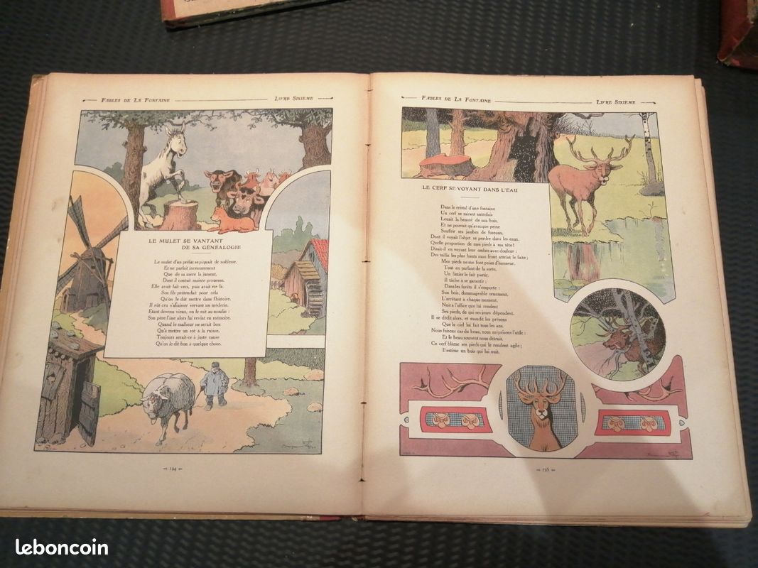 Fables de la Fontaine illustrées par Benjamin Rabier deuxième partie (image 6)