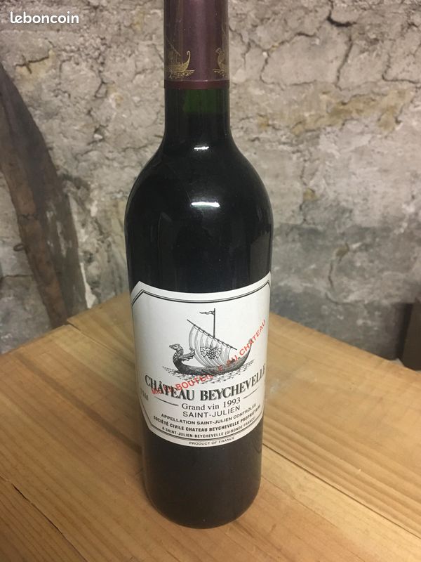 10 bouteilles CHÂTEAU BEYCHEVELLE 1993 (image 1)