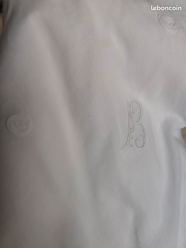 Nappe ronde brodée (image 6)