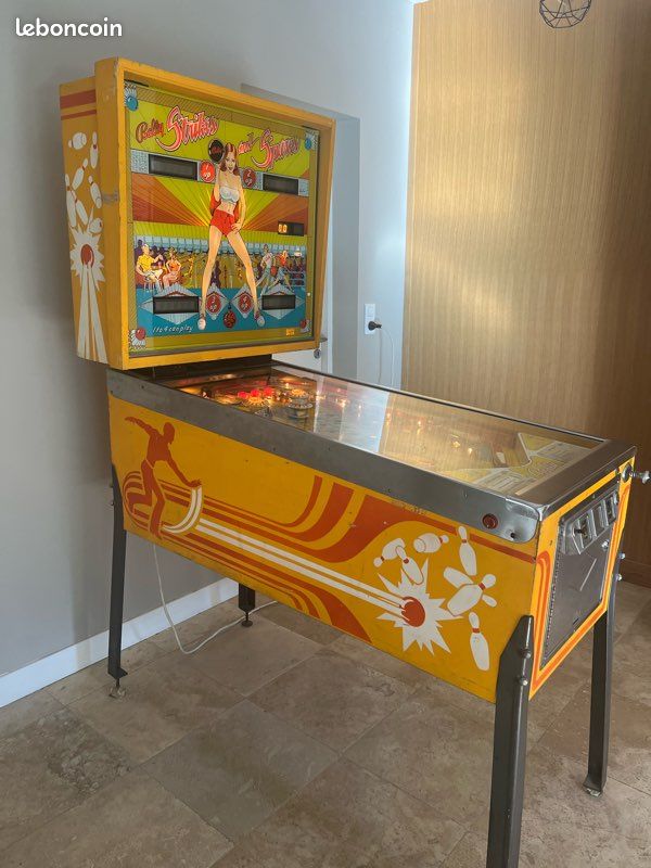 Jeu De Flipper En Bois Vintage Front Porch Classics 2007 - Avec Balles