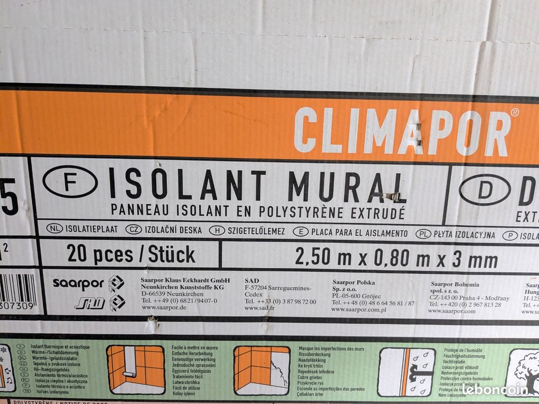58 m2 isolant mural 3mm (image 1)