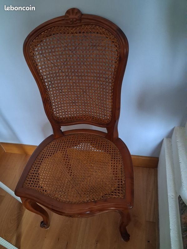 Chaises louis xv merisier tbe NEGOCIABLE (image 2)