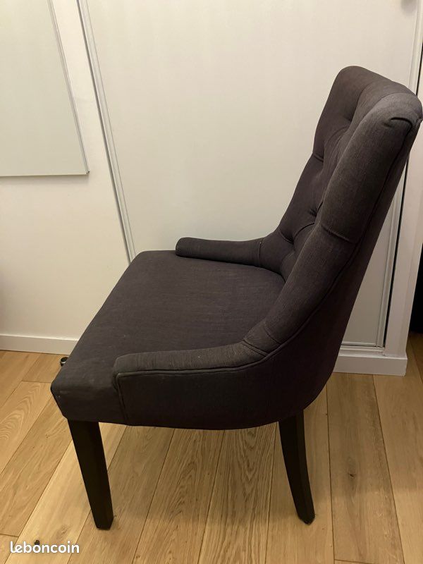 Chaise en tissu marque Made (image 2)