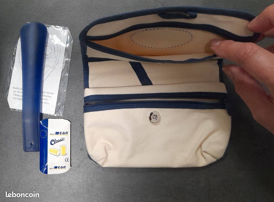 Petite pochette de voyage vintage AIR FRANCE (image 3)