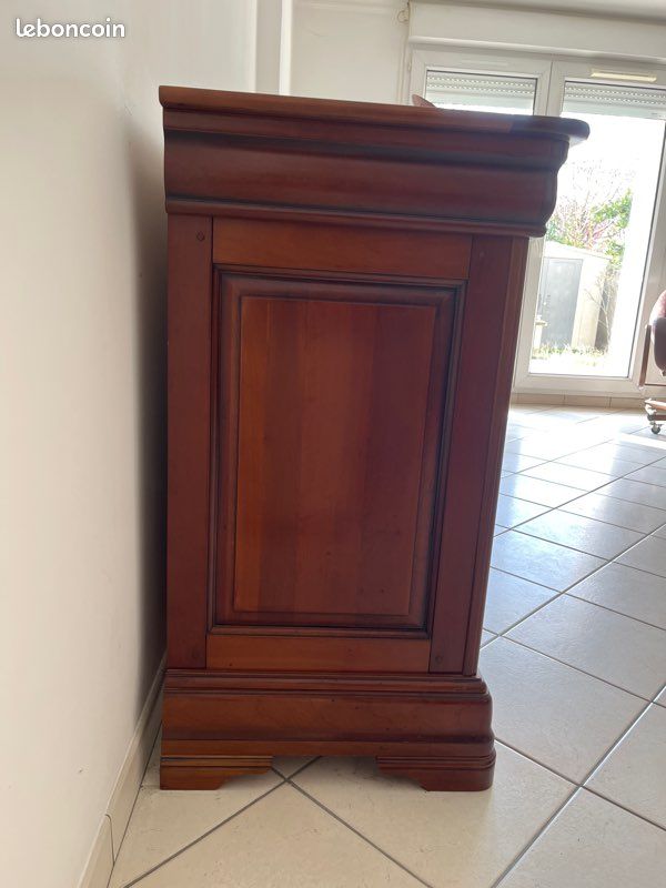 Buffet en bois style Louis Philipe (image 2)