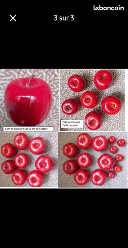 Pommes décoration pour évènement (image 1)