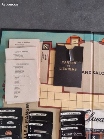 Ancien jeu de Cluedo années 50 Édition Miro & Company