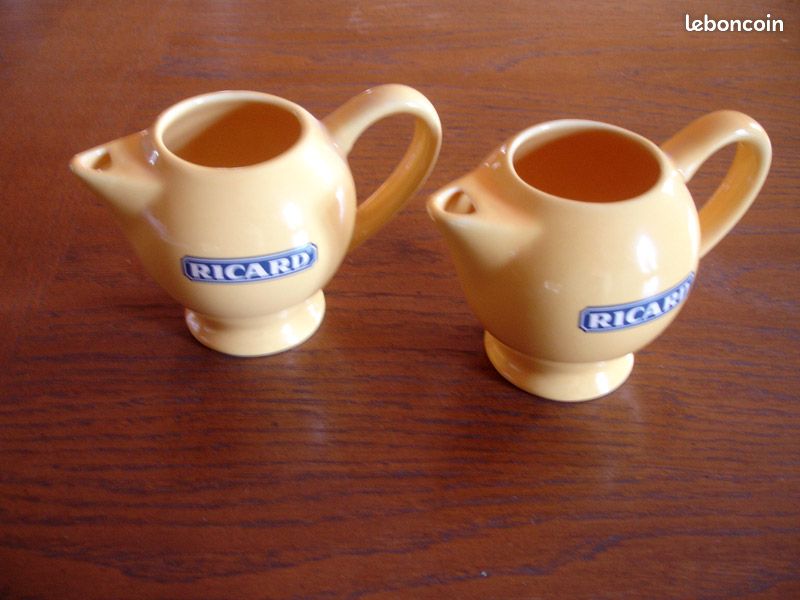 Lot petits pichets jaune Ricard (image 1)