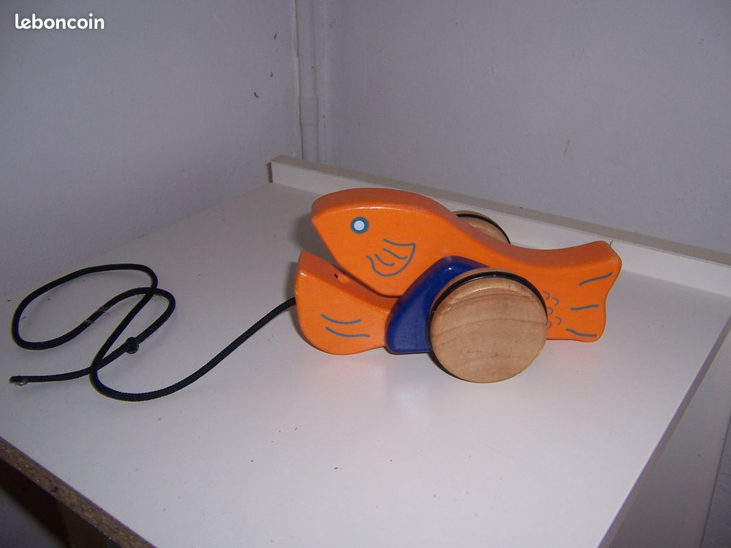 Poisson en bois (image 1)