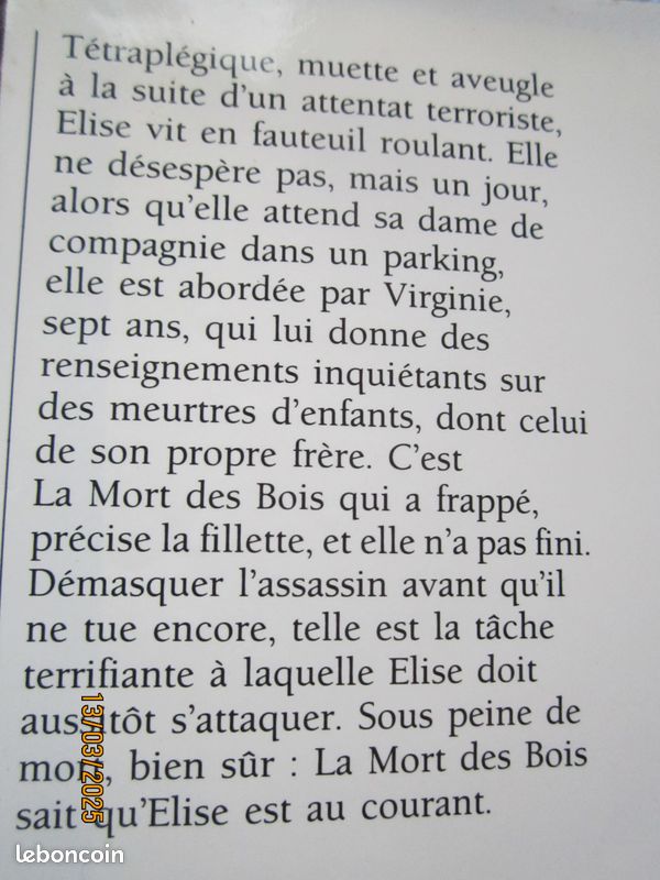 Livre : La mort des bois (image 6)