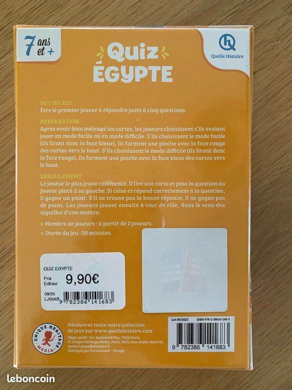 Ravensburger Tiptoi Quiz Égypte Ancienne – Jeu De Questions-réponses Dès 6 Ans, 1 à 4 Joueurs
