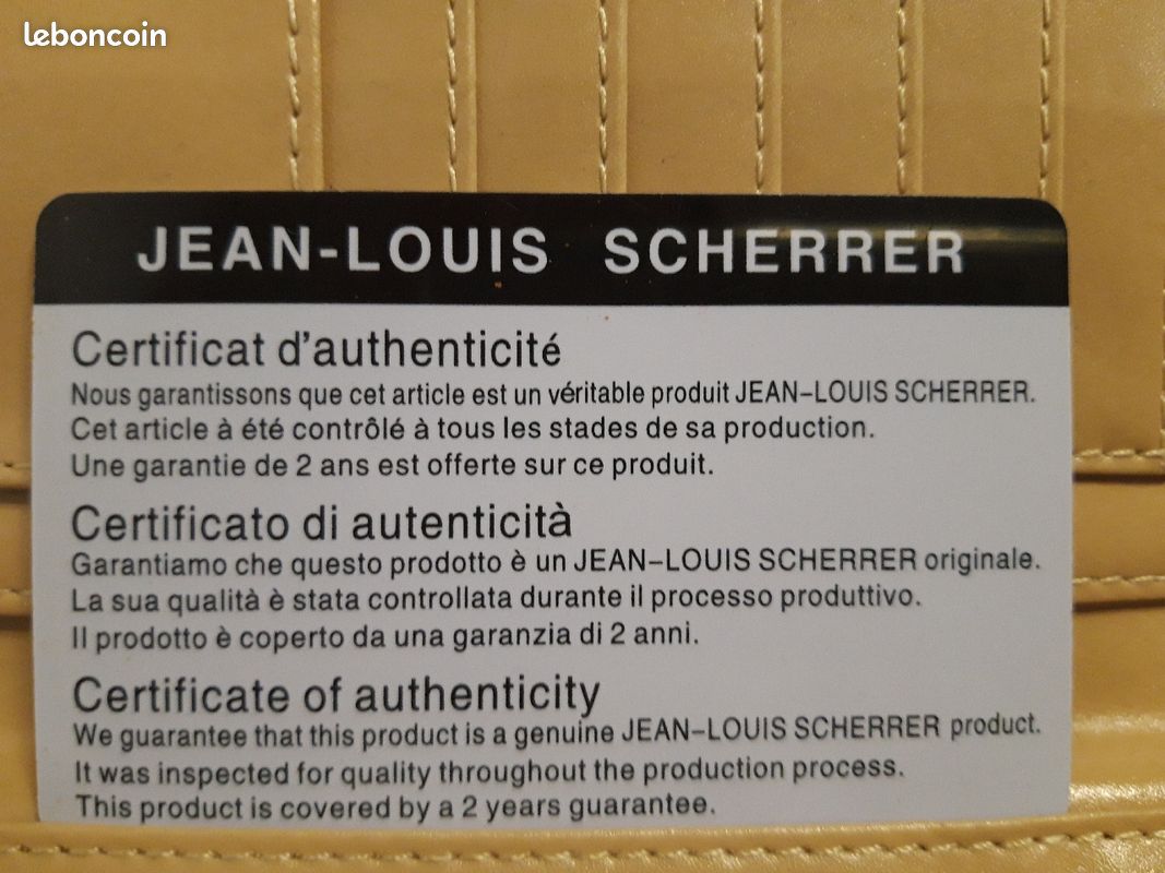 Portefeuille Jean Louis Scherrer (image 4)