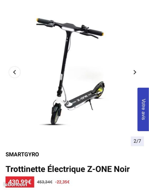 Trottinette électrique Z-One / SmartGyro (image 1)