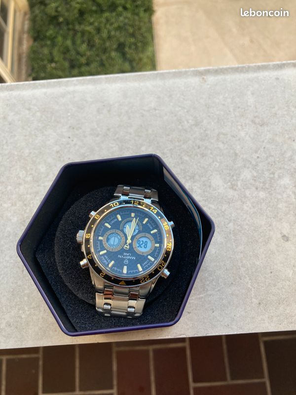 Montre femme Martyn Line Martina noire neuve (image 3)
