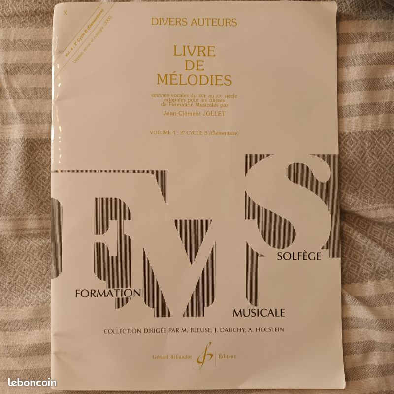 Livre de Mélodies volume 4 (image 1)