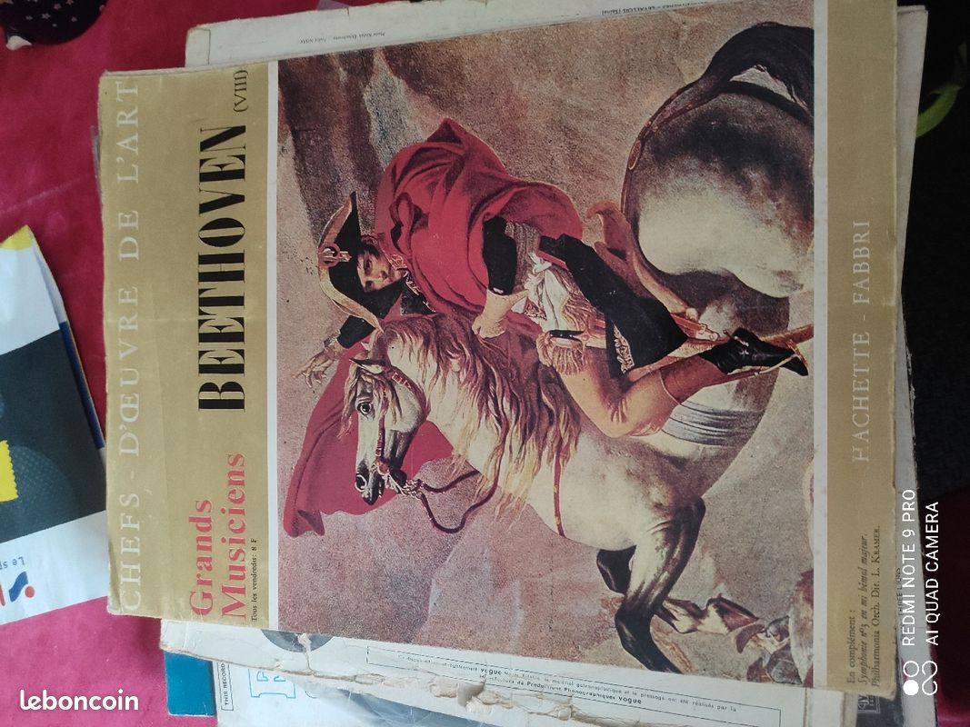 Disque 33tours et livret Beethoven (image 1)