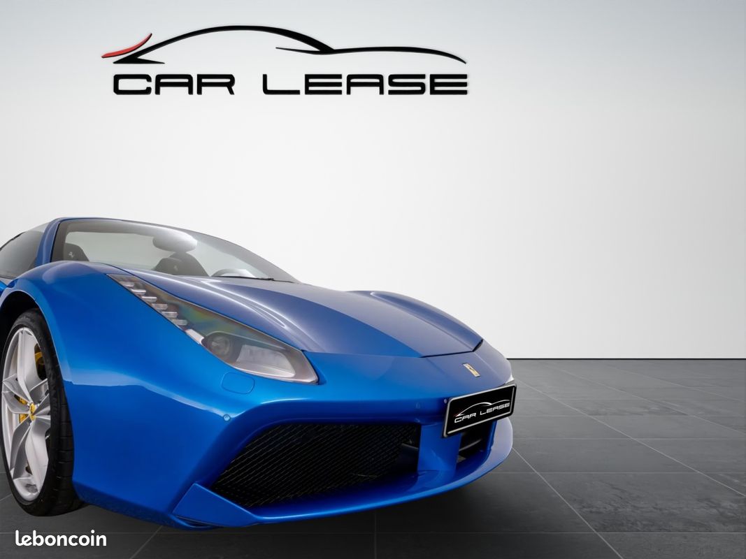 Ferrari 488 SPIDER 3.9 V8 670 CH DCT Approved Bleu Corsa 12 351 km volant carbone led sièges daytona (image 5)