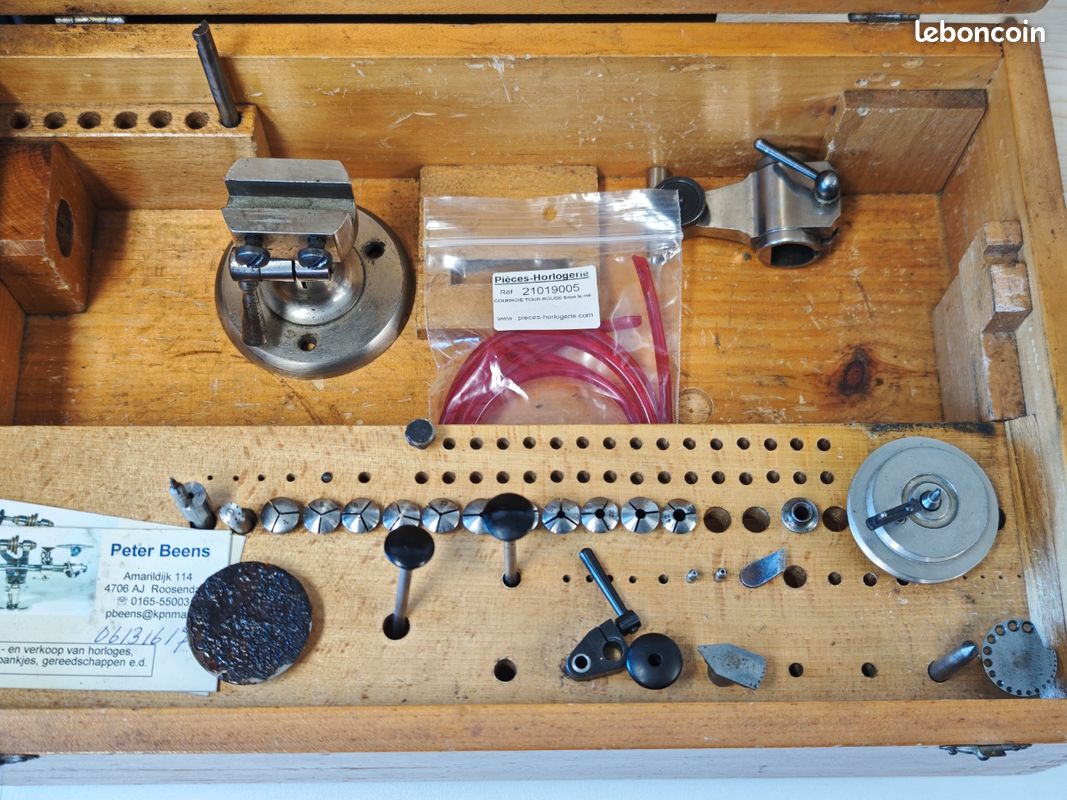 COFFRET POTENCE D'HORLOGER BOLEY LEINEN comprenant 112 outils excellent