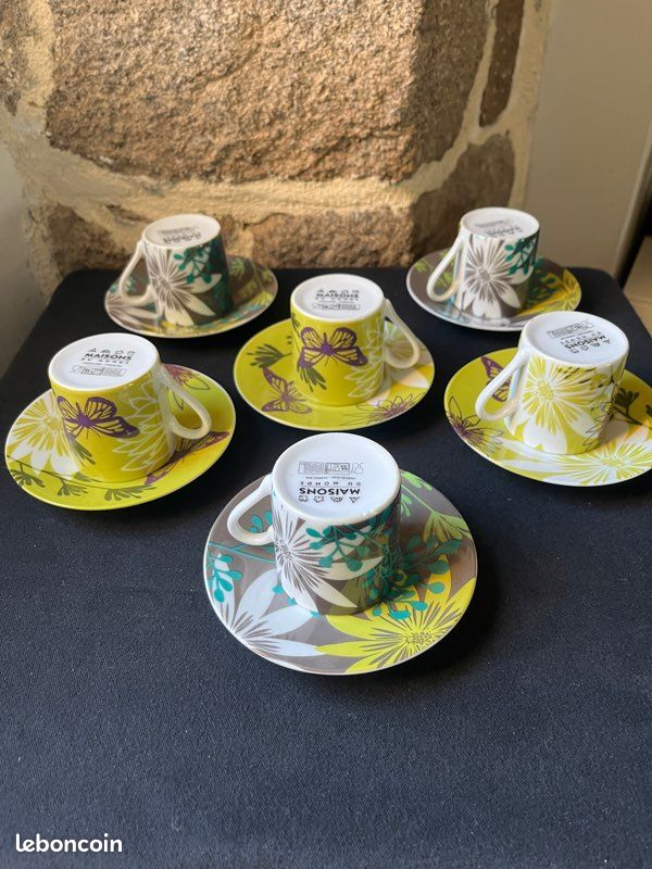 Lot de 6 tasses à café Maison du Monde Neuf (image 4)