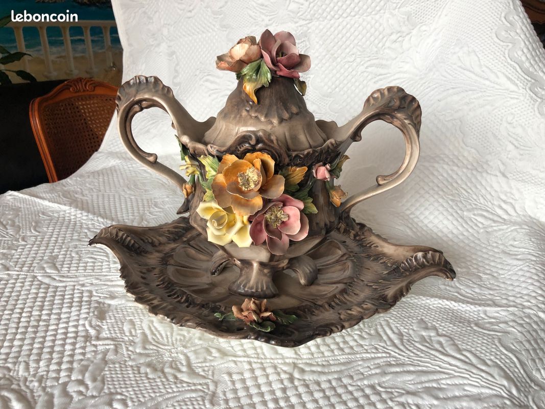 Soupière décorative Porcelaine Italienne (image 4)