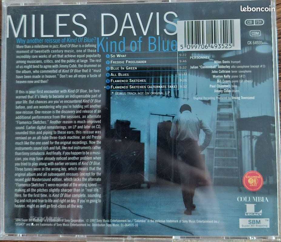 CD Miles Davis – Kind of Blue (image 1)