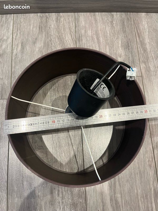 Suspension lampe marron (image 3)