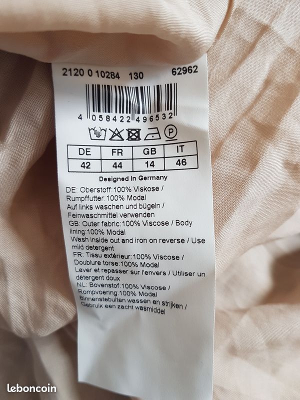 🤎Robe fluide motifs d'automne Hallhuber – Taille 44 (DE 42) – Très bon état (image 5)