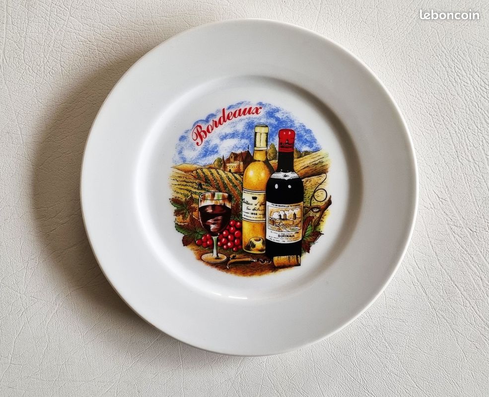 Service 7 Assiettes À Fromage Ou Dessert Revol Porcelaine État Neuf (image 6)