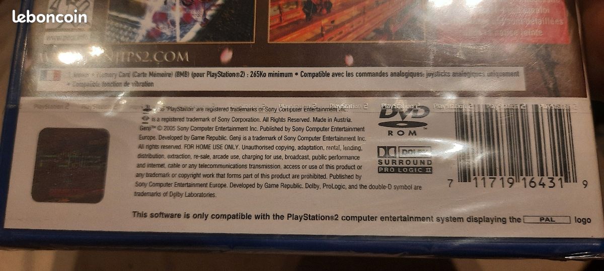 Genji Jeux video playstation ps2 sous blister français (image 4)
