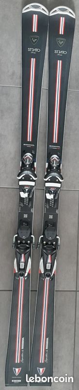 Skis Rossignol STRATO Dual Konect - Occasion, état Fonctionnel, Référence 7037590012068