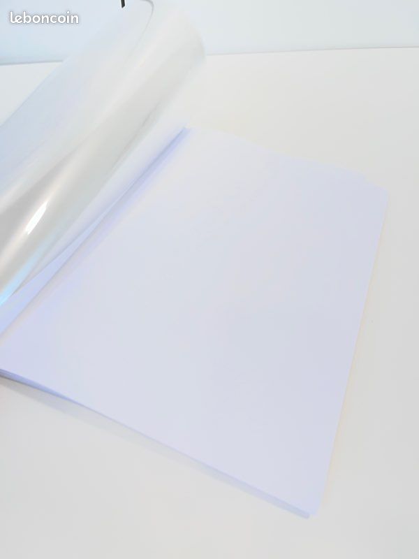 Lot de 45 chemises pré-encollées thermiques Fellowes A4 - 25 mm (Blanc) (image 1)