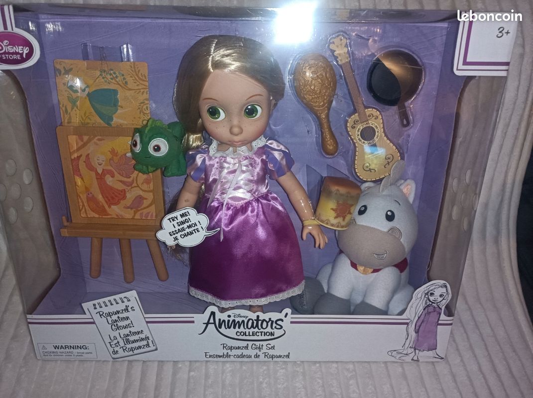 Figurine Résine Raiponce Disneyland Paris Disney Princesse Paillettes 12 Cm 5