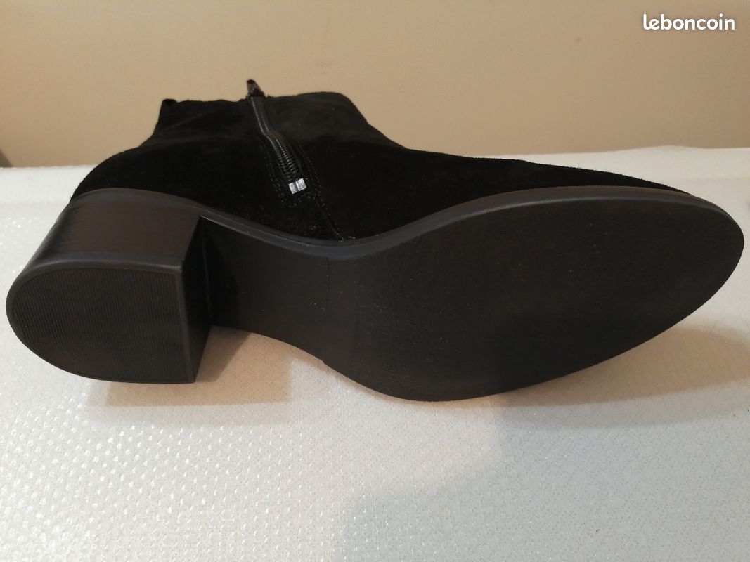 Bottines noires en daim WE DO_ P 40 (image 3)