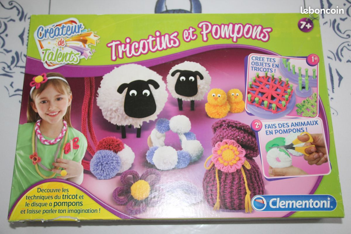 Jeu de création « TRICOTINS ET PONPONS », (image 1)