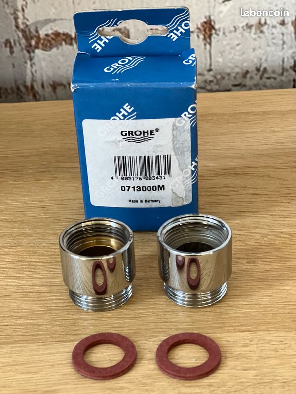 Rallonges Grohe 3/4″ 20 mm neuves (image 1)