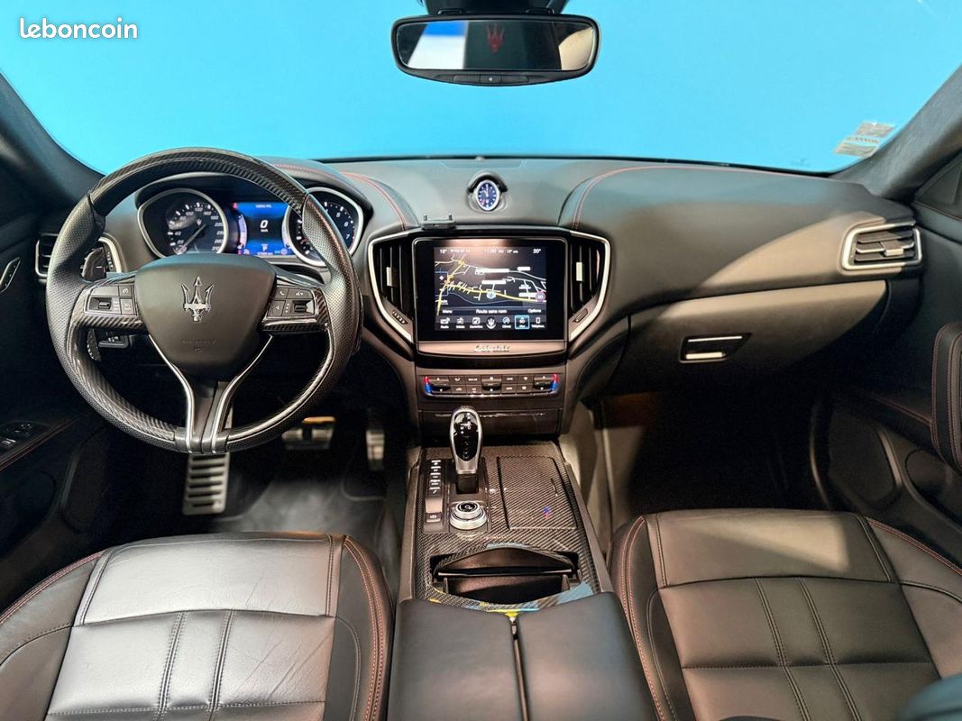 MASERATI GHIBLI 3.0i V6 350 BVA GRANSPORT PACK CARBONE (image 7)