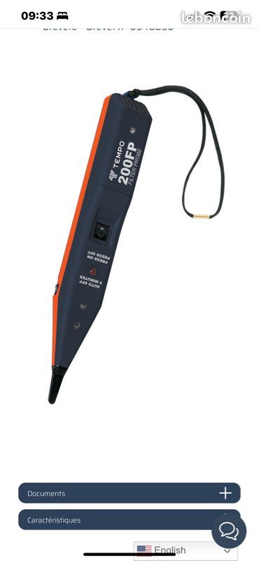 Sonde de Tonalité de filtre 200FP testeur de câbles (image 1)