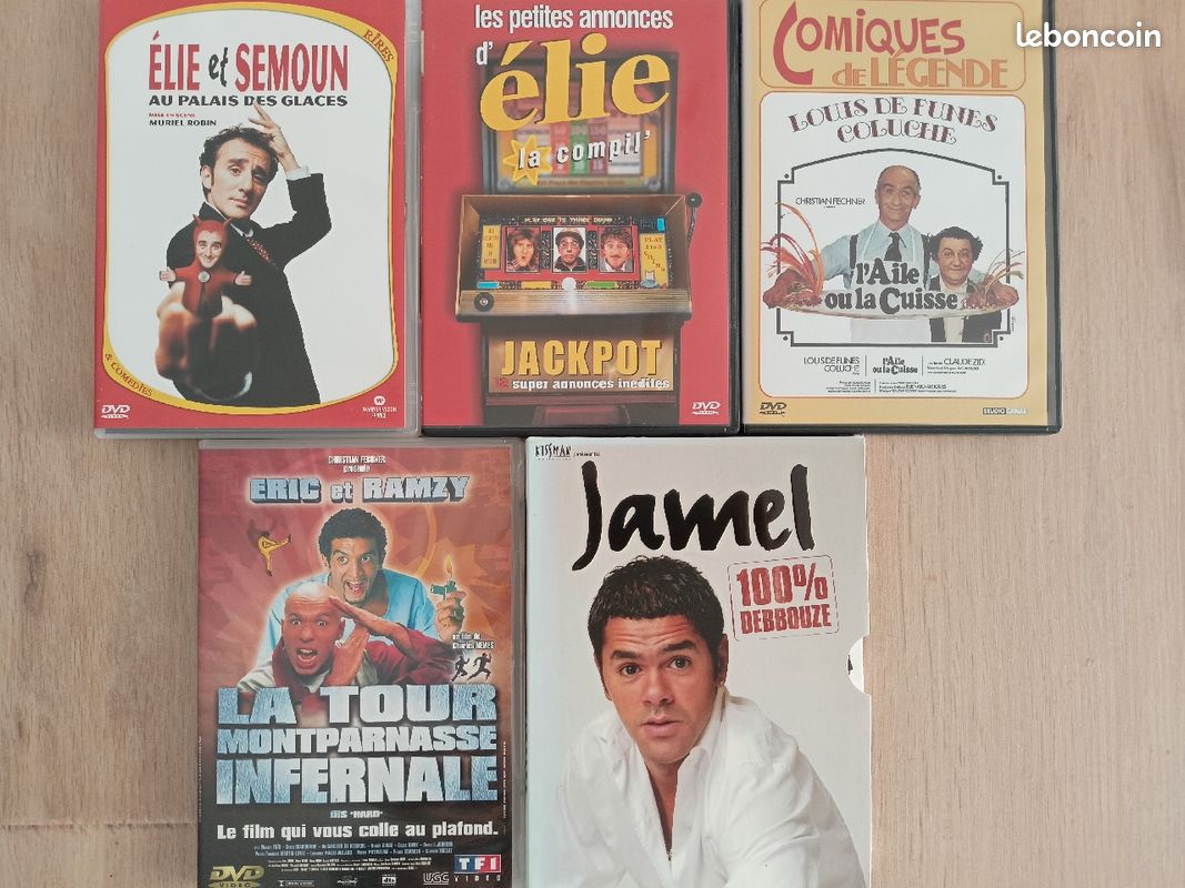 Lot DVD humouristiques + poster Jamel (image 1)