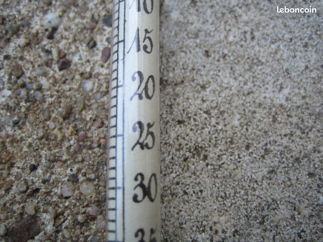 Pèse sirop en verre ancien appareil de mesure densimètre (image 3)