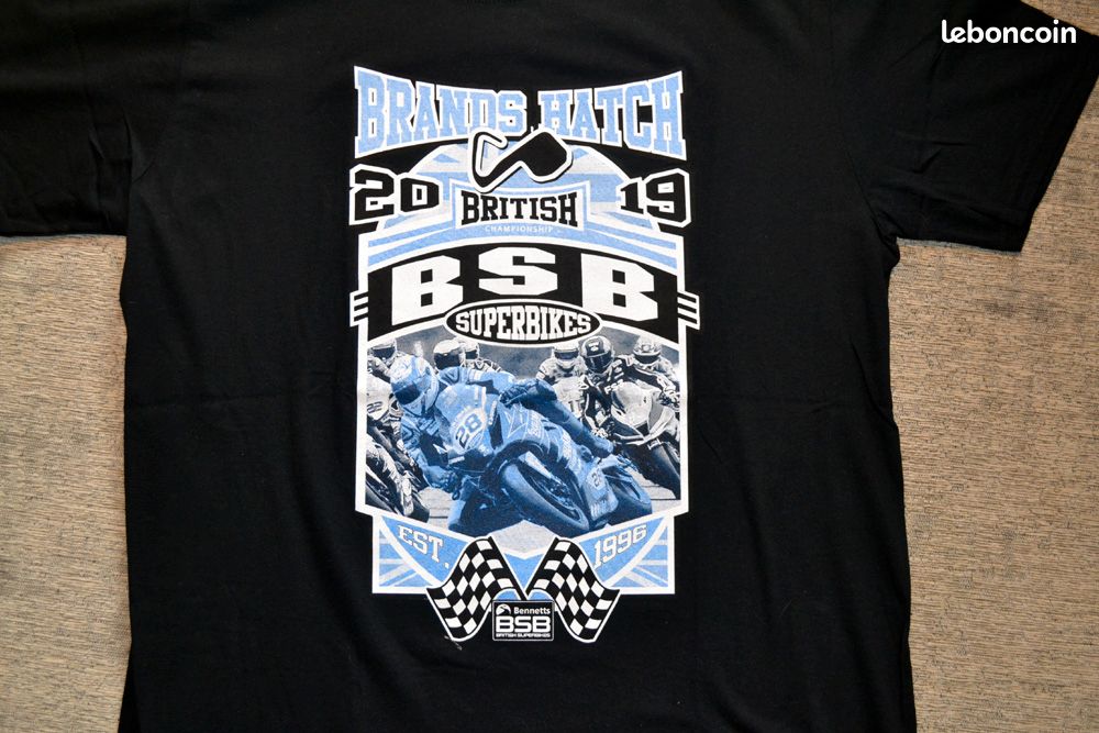 Tee shirt Moto du British Superbike SBK taille L (image 2)