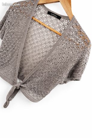 Gilet femme 36 caroll d'occasion - Vêtements