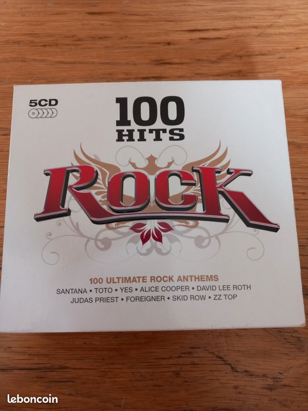Compilation rock 5 cd 100 titres (image 1)