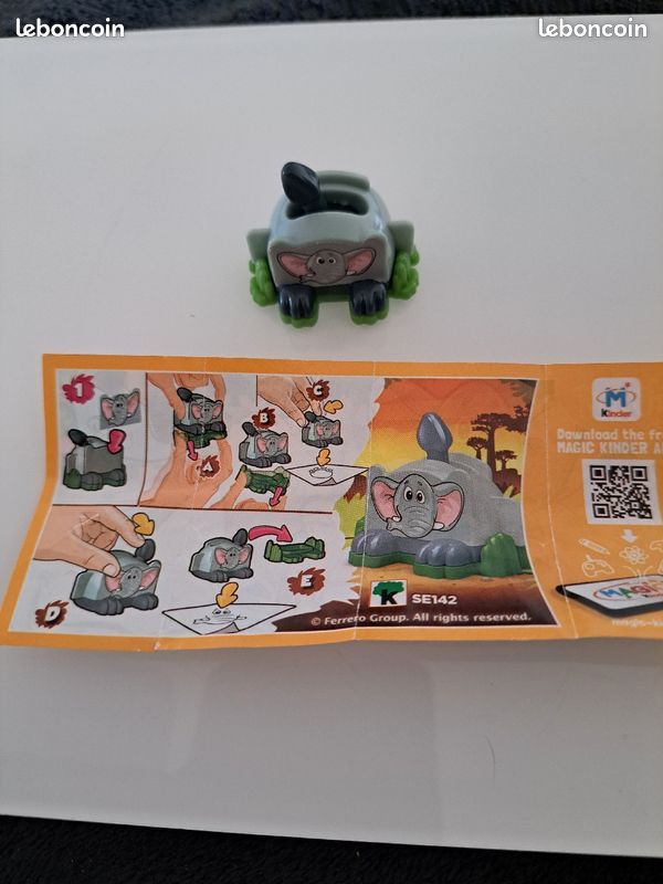Figurines Kinder "animaux tampons SE142" (image 2)