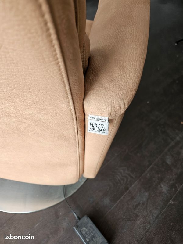 Fauteuil Neuf relaxant tout électrique Tissu Camel (image 5)