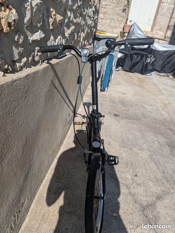 Vélo pliant Décathlon B'Twin Fold 100 – Noir – État quasi neuf (image 8)